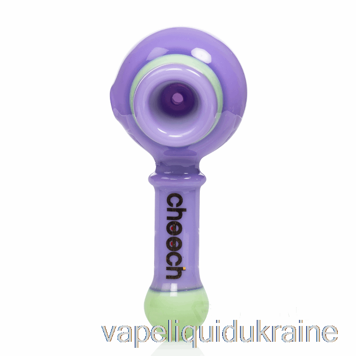 Vape Ukraine Cheech Glass Dual Spoon Pipe Purple / Green